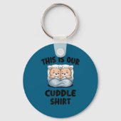 Cute Bear Couple This Is Our Cuddle  Sleutelhanger (Voorkant)