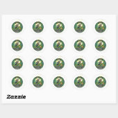 Cute Bear Cuscus Kunst - Zeldzame Sulawesi Buideld Ronde Sticker (Vel)
