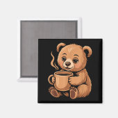 Cute Bear Design For Bear Lover And Bear  Magneet (Voorkant / Achterkant)