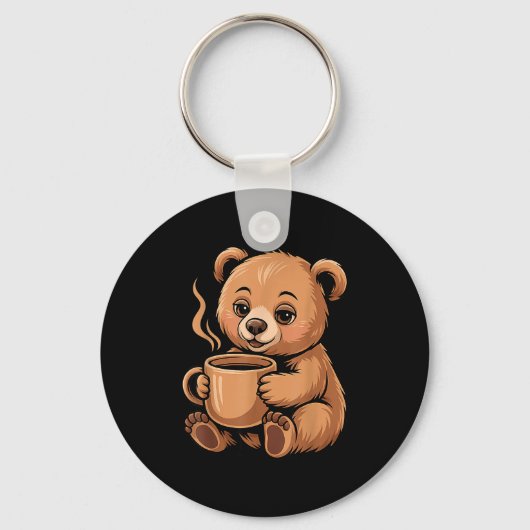 Cute Bear Design For Bear Lover And Bear Sleutelhanger (Voorkant)