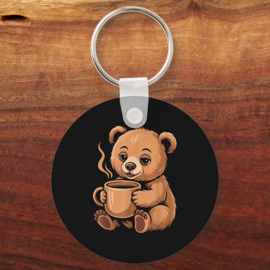 Cute Bear Design For Bear Lover And Bear Sleutelhanger (Voorkant)