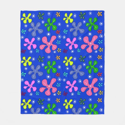 Cute Bear  Fleece Deken (Voorkant)