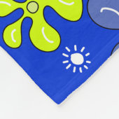 Cute Bear  Fleece Deken (Hoek)