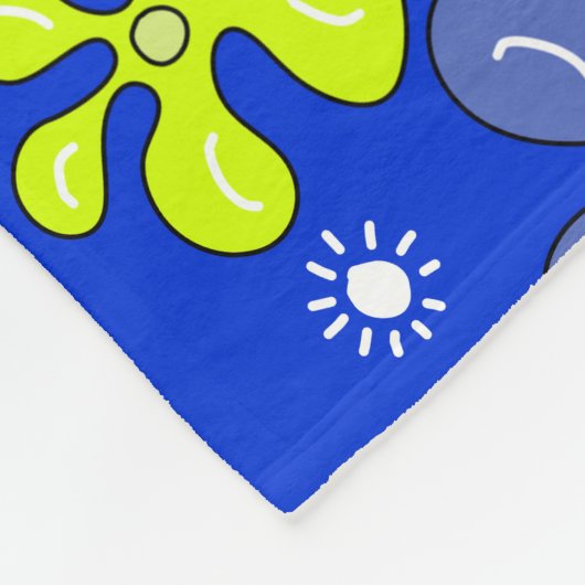 Cute Bear  Fleece Deken (Hoek)