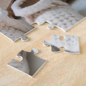 Cute Bear Gender Neutral Baby Announcement Legpuzzel (Zijkant)