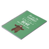 Cute Bear Gifts Humor Meme Funny Joke Animal Humor Notitieboek (Linkerzijde)