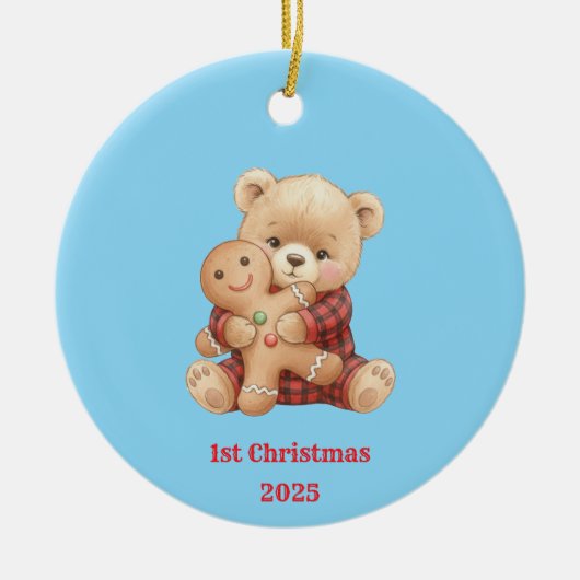 Cute Bear  Keramisch Ornament (Voorkant)