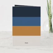 Cute Bear Nordic Winter Merry Christmas Photo Kaart (Achterkant)