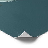 Cute Bear on Cloud Nursery Bedtime Wall Art Poster (Hoek)