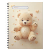 Cute Bear Pastel Notebook Notitieboek (Voorkant)