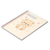 Cute Bear Pastel Notebook Notitieboek (Linkerzijde)