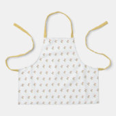 Cute Bear Pattern Apron Schort (Voorkant)