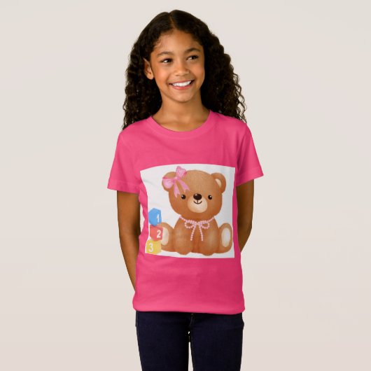 Cute Bear T-shirt (Voorkant volledig)