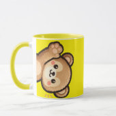 Cute Bear Yellow Mug | Kawaii Coffee Cup Mok (Links)