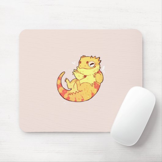 Cute Bearded Dragon Muismat (Met muis)