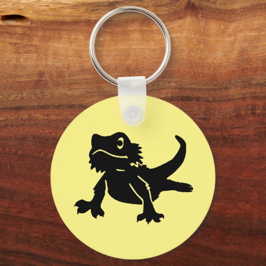 Cute Bearded Dragon Sleutelhanger (Voorkant)