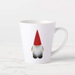 Cute Bearged kerst Gnome Latte Mok