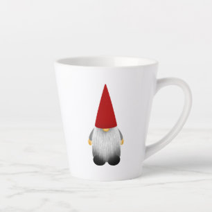 Cute Bearged kerst Gnome Latte Mok