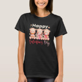 Cute Bears Happy Valentine's Day T-shirt (Voorkant)