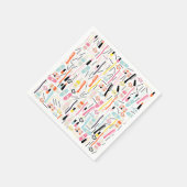 Cute Beautician Paper Napkins Servet (Hoek)