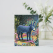 Cute Beautiful Donkey Briefkaart (Staand voorkant)