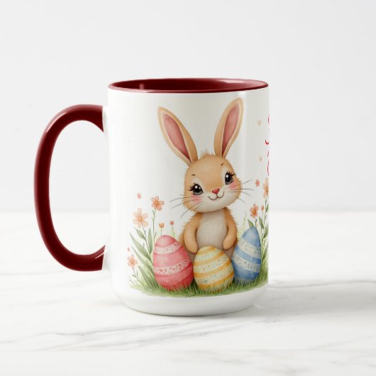 Cute Beautiful Easter Bunny Popular Collection Mok (Links)
