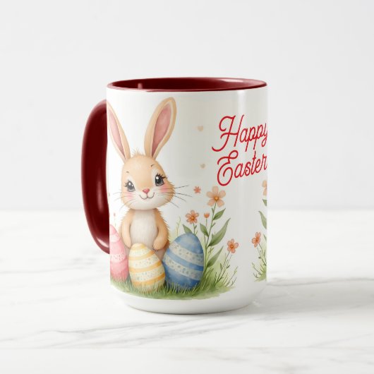 Cute Beautiful Easter Bunny Popular Collection Mok (Voorkant links)
