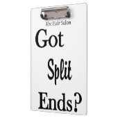 Cute Beauty Salon Barbershop Clipboard  Klembord (Links)