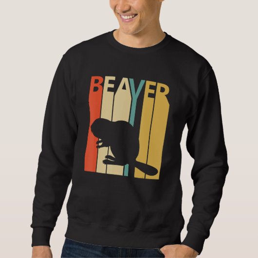 Cute Beaver Animal Trui (Voorkant)