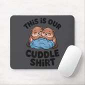 Cute Beaver Couple This Is Our Cuddle  Muismat (Met muis)