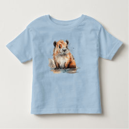 Cute Beaver Kinder Shirts