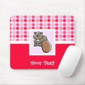 Cute Beaver Muismat (Met muis)