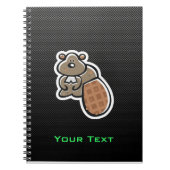 Cute Beaver Slank Notitieboek (Voorkant)
