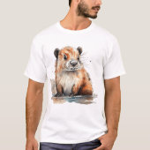Cute Beaver T-shirt (Voorkant)