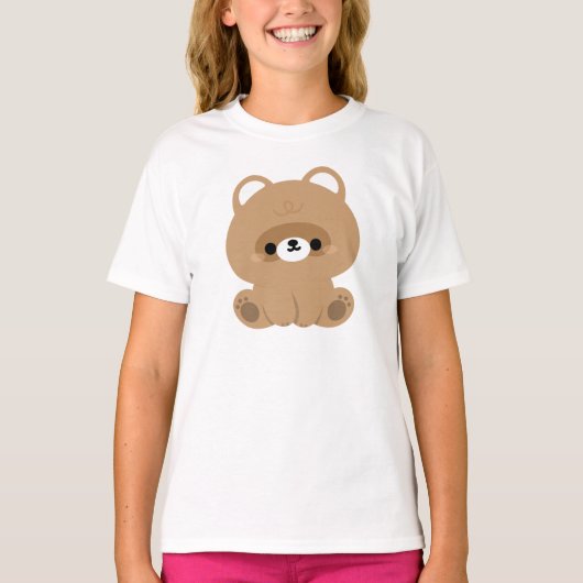 Cute Beaver T-shirt (Voorkant)
