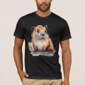 Cute Beaver T-shirt (Voorkant)
