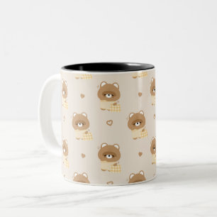 Cute Beaver Tweekleurige Koffiemok