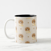 Cute Beaver Tweekleurige Koffiemok (Links)