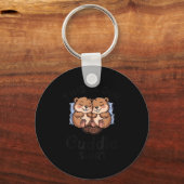 Cute Beavers Holding Hands This Is Our Cuddle Sleutelhanger (Voorkant)