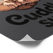 Cute Beavers This Is My Cuddle  Poster (Hoek)