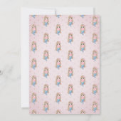 Cute Beby Mermaid Baby shower Kaart (Achterkant)
