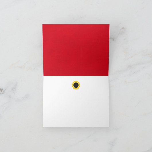 Cute Bedankt Gnome Kaart (Binnen)