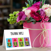 Cute Bedankt Gnome Kaart