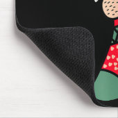 Cute Bee Baby Bumblebee In Christmas Sock Xmas Paj Muismat (Hoek)