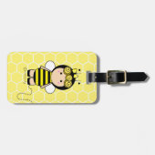 Cute Bee Bagagelabel (Voorkant horizontaal)