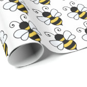 Cute bee cadeaupapier (Rol Hoek)