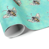 Cute Bee Cadeaupapier (Rol Hoek)