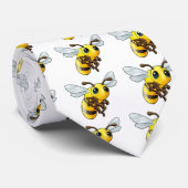 Cute Bee Character Stropdas (Opgerold)