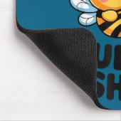 Cute Bee Couple Cuddle Funny Romantic  Muismat (Hoek)