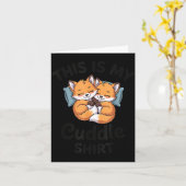 Cute Bee Couple Snuggle Cuddle  Kaart (Gele Bloem)